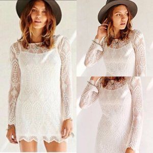 NWT Urban Outfitters White Lace Dress